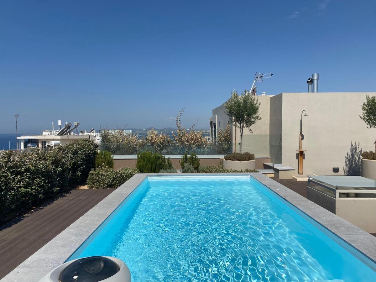 Athens Riviera 2-Bed Apt & Pool Access #Unoblu Buitenkant foto