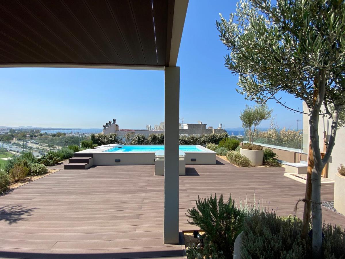 Athens Riviera 2-Bed Apt & Pool Access #Unoblu Buitenkant foto